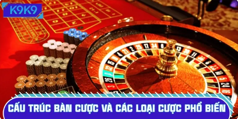 Cấu trúc bàn cược cùng các loại cược phổ biến