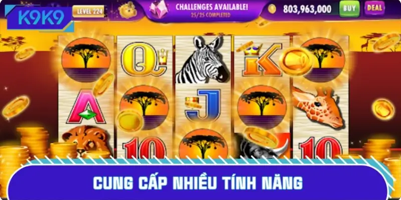 Cung cấp nhiều tính năng