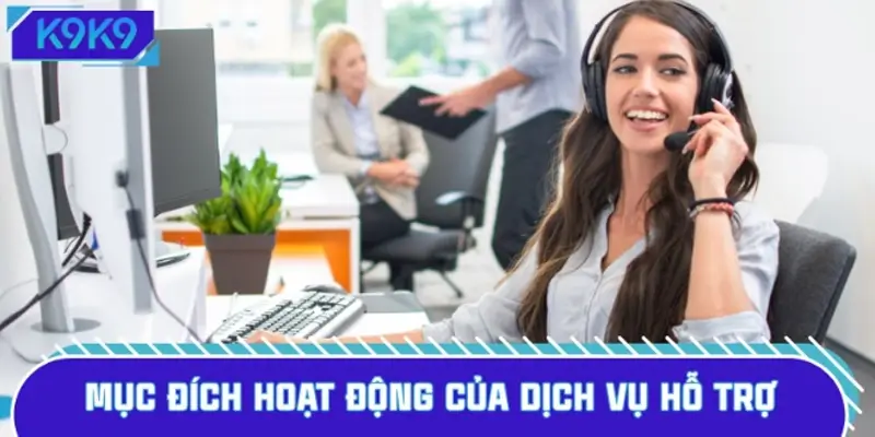 Mục đích hoạt động của dịch vụ hỗ trợ