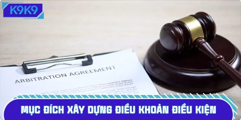 Mục đích thiết lập và xây dựng điều khoản điều kiện