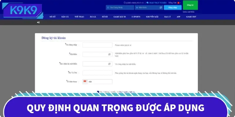 Quy định quan trọng được áp dụng