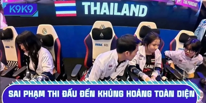 Nữ tuyển thủ Naphat Warasin có hành vi khác lạ